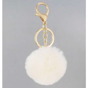Fuzzy PomPom Keychain  *2/12$